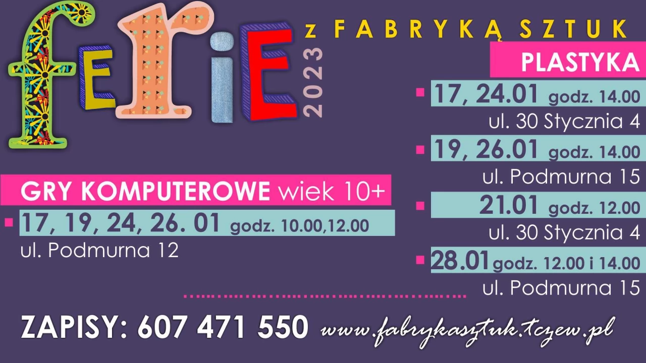 Ferie z Fabryką Sztuk. Co przygotowano?