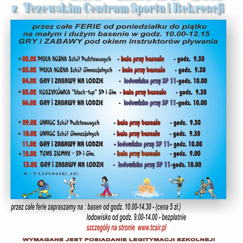 Ferie z TCSiR i PCS