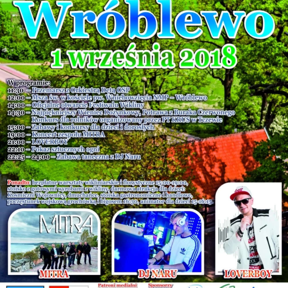FESTIWAL WIKLINY - DOŻYNKI GMINNE