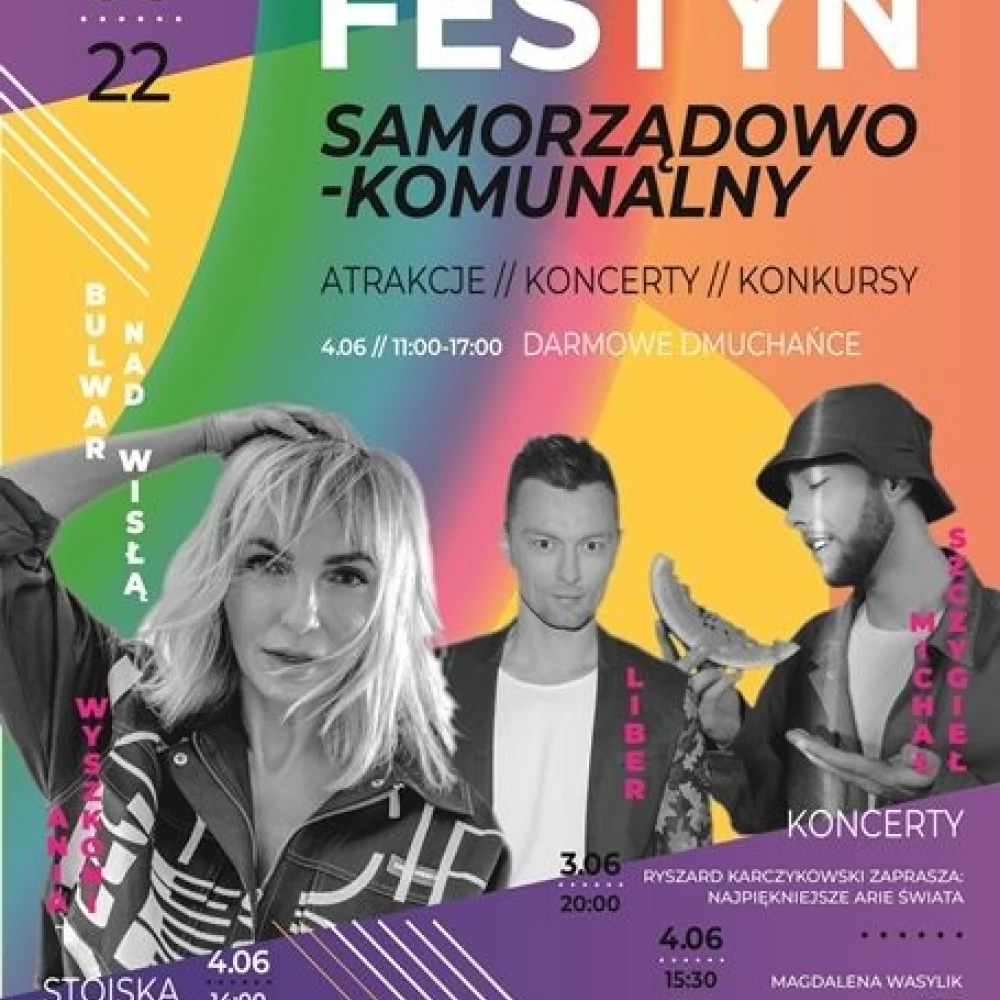 Festyn samorządowo-komunalny - 4 czerwca na Bulwarze Nadwiślańskim