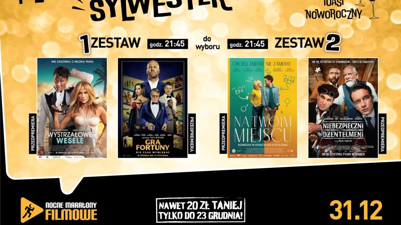 Filmowy sylwester w kinie Helios