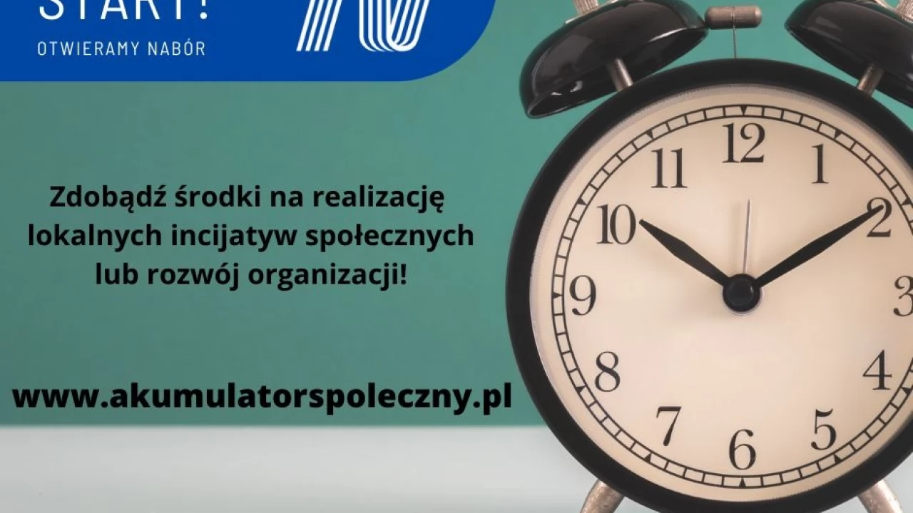 Fundusz Nowy AKUMULATOR SPOŁECZNY - edycja 2022 odpalony!