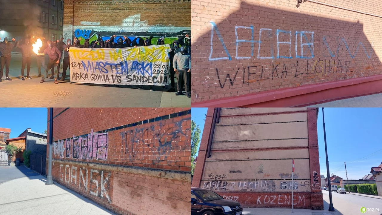 "Gazują i machają kijami". Pseudokibice w akcji