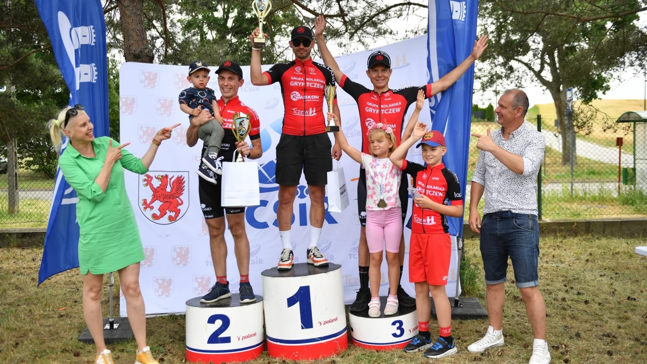 GK Gryf zdominowała Tczewski Cross Rowerowy 2025!