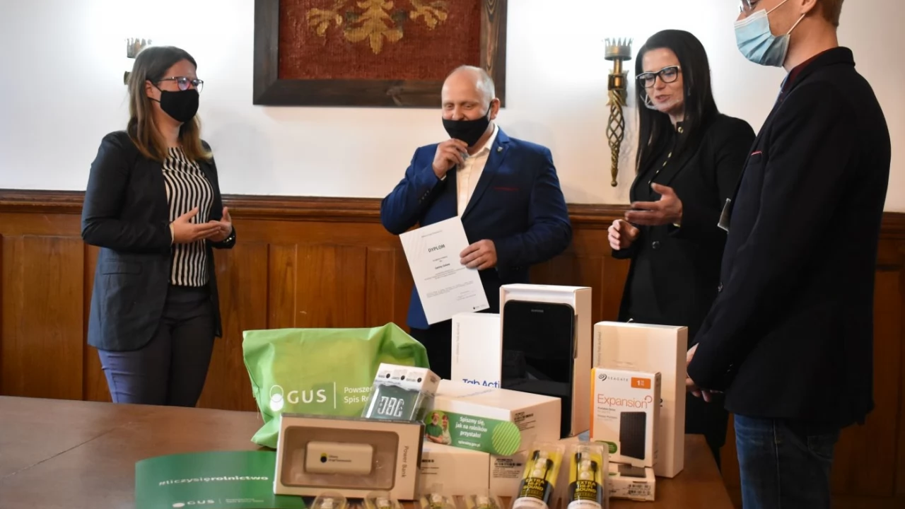 Gmina Gniew nagrodzona przez Prezesa GUS za Powszechny Spis Rolny
