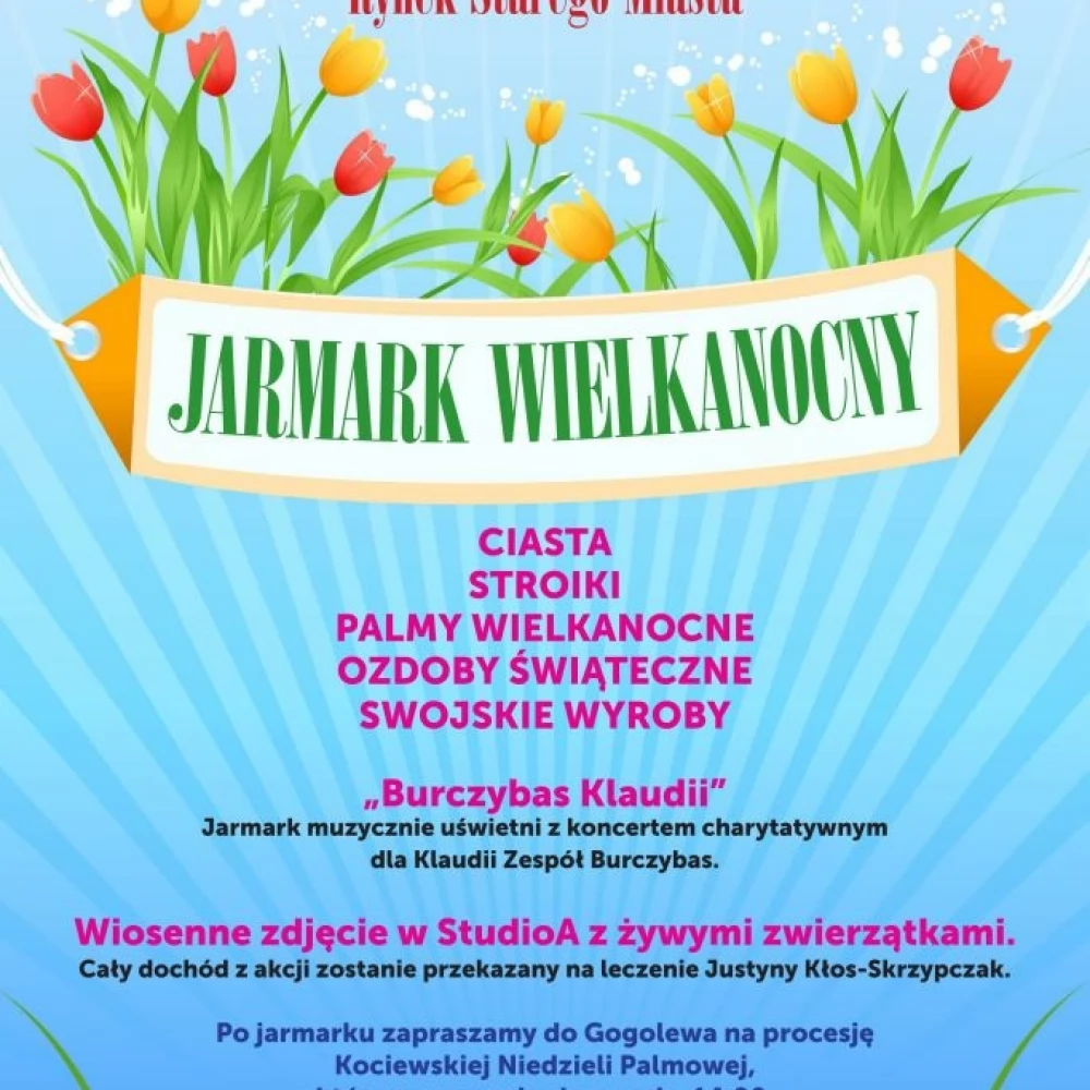Gniew zaprasza na Jarmark Wielkanocny