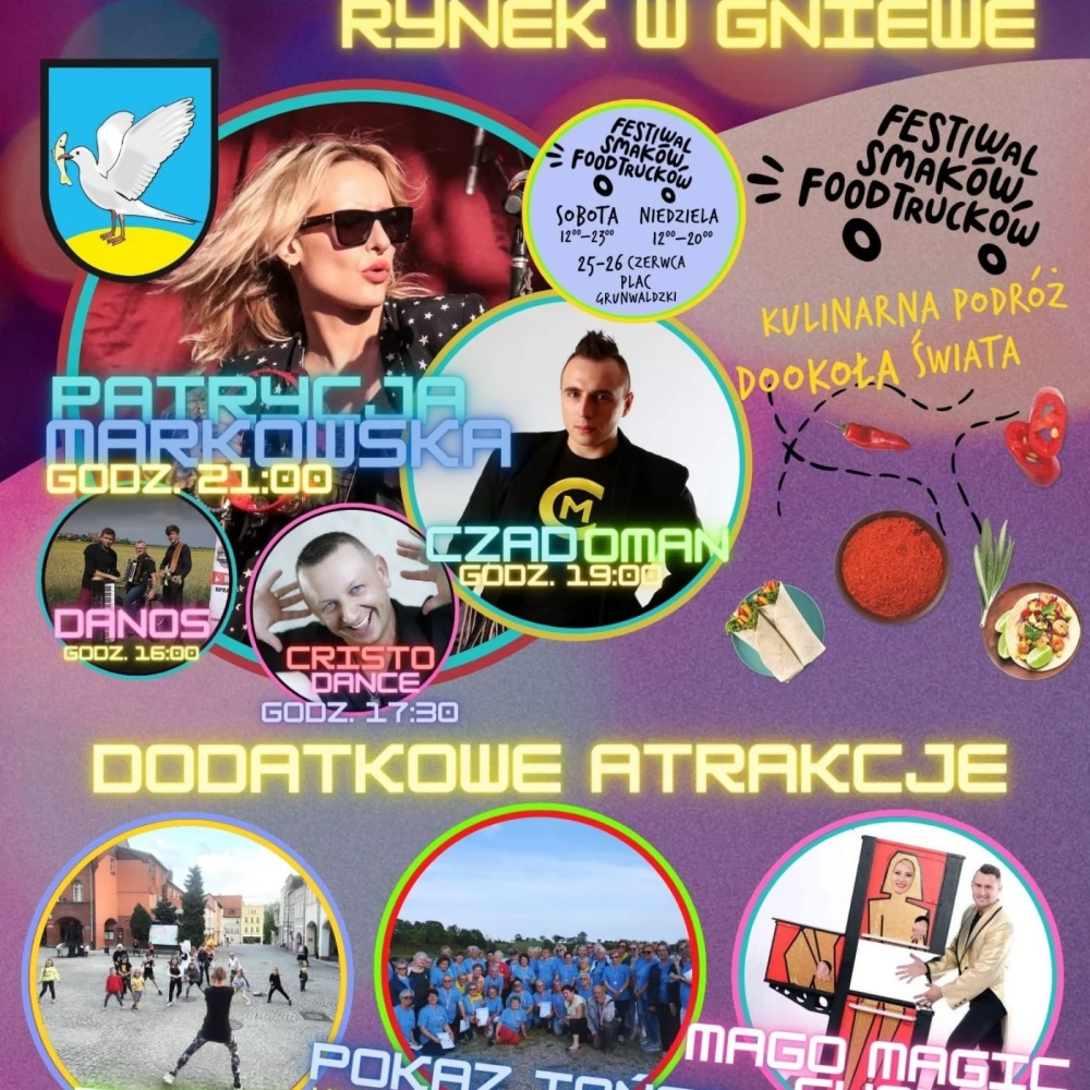 Gniewinki 2022 & Festiwal Smaków Food Trucków w Gniewie