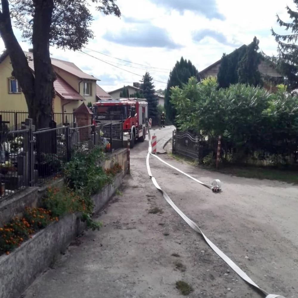 Gorzędziej. Ewakuowali wiernych z kościoła