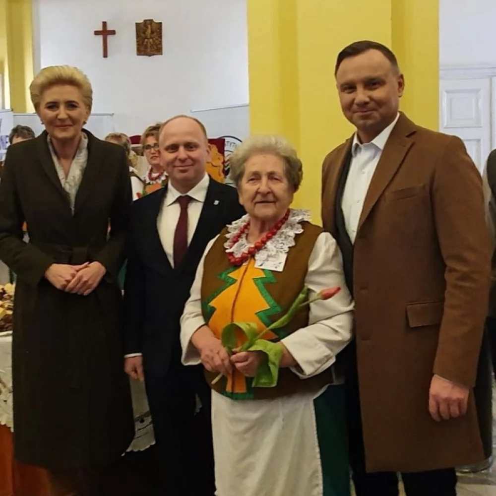 Gospodynie z Gniewa u prezydenta RP