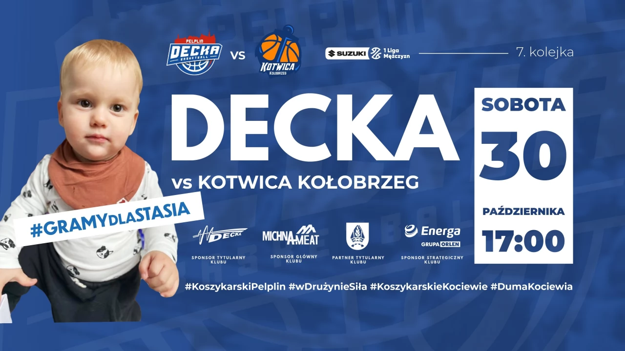 #GRAMYdlaSTASIA. DECKA PELPLIN vs. Kotwica Kołobrzeg