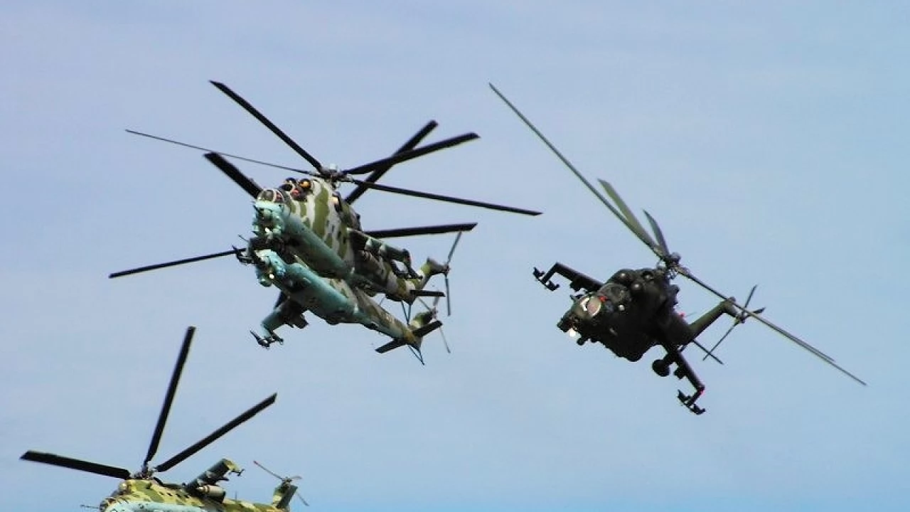 Helikoptery nad Tczewem