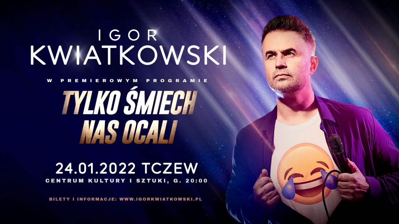 Igor Kwiatkowski w programie "Tylko śmiech nas ocali"