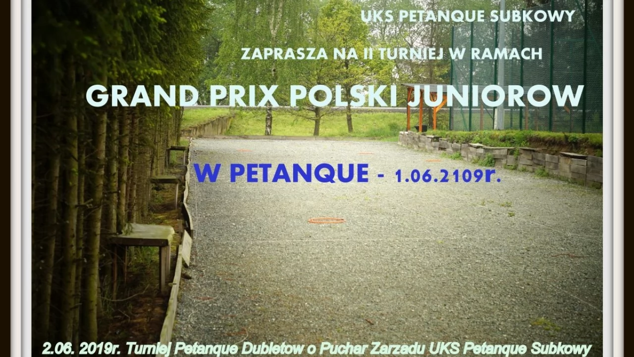 II kwalifikacja w ramach Grand Prix Polski Juniorów w Petanque