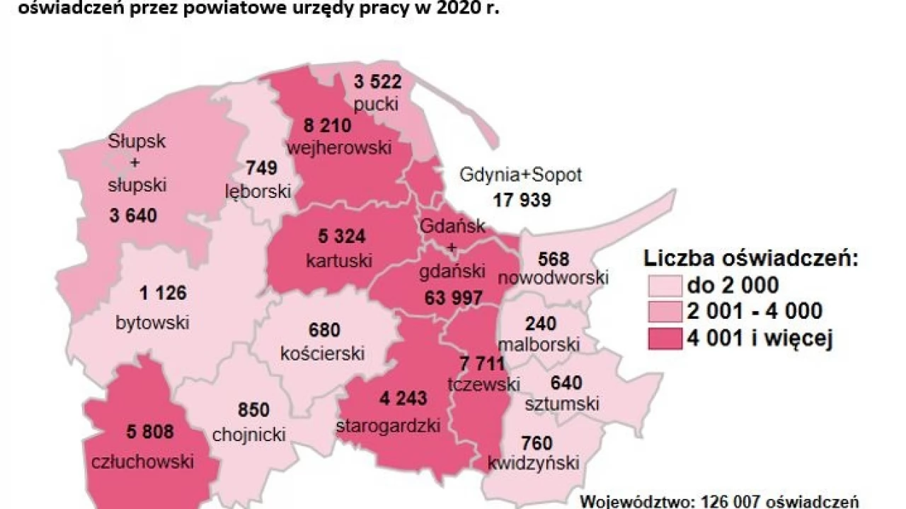Ilu cudzoziemców pracuje w powiecie tczewskim?