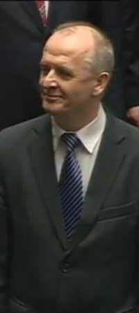 Jan Kulas podczas ślubowania