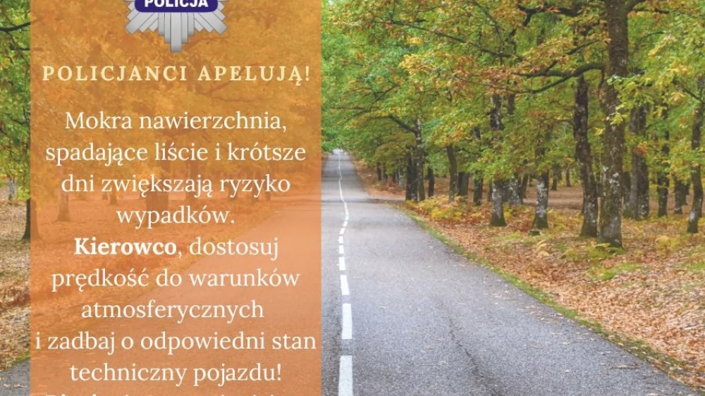 Jesienna jazda zwiększa ryzyko wypadków