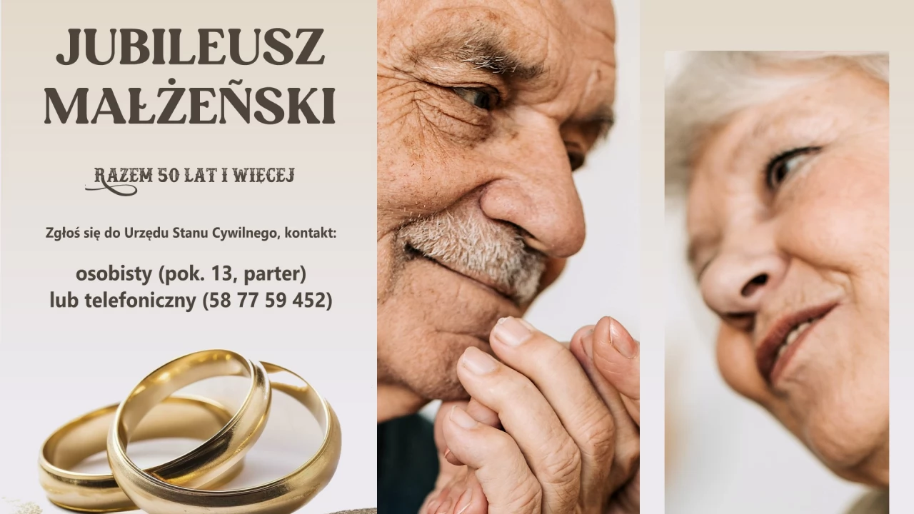Jubileusz małżeński w Urzędzie Stanu Cywilnego