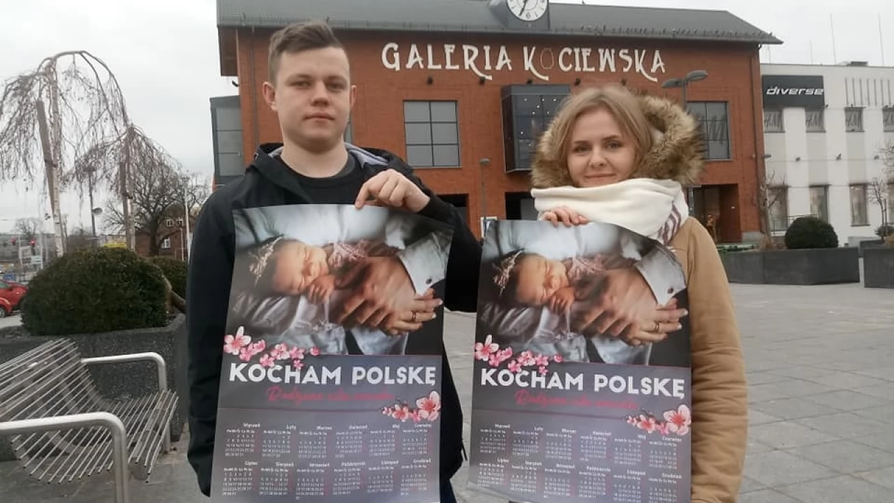 Kampania "Kocham Polskę" w Tczewie - Patriotyzm na walentynki