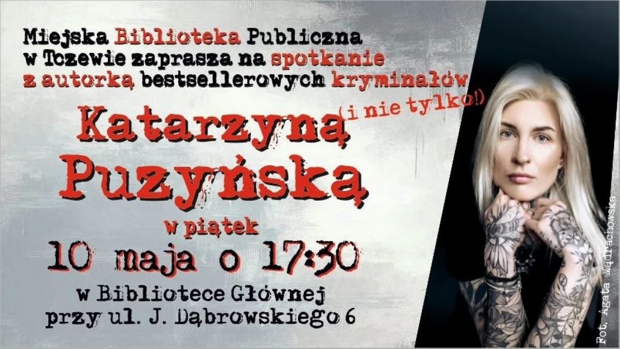 Katarzyna Puzyńska w Bibliotece!