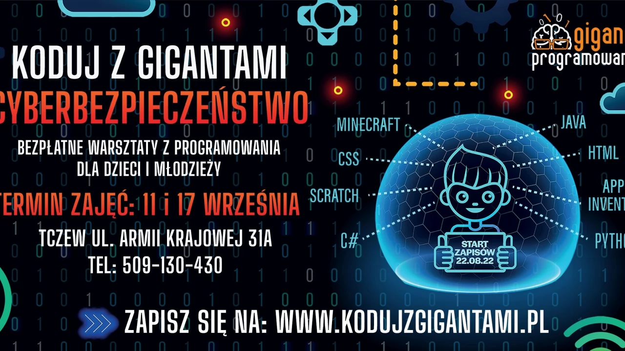 "Koduj z Gigantami: Cyberbezpieczeństwo". Wrzesień pod znakiem programowania