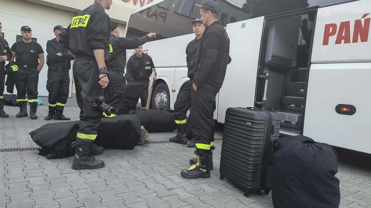 Kolejni strażacy z Pomorza jadą walczyć ze skutkami powodzi
