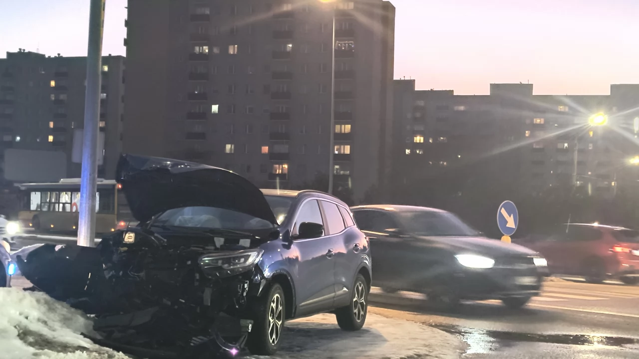 Kolizja na skrzyżowaniu Kociewskiej i Żwirki