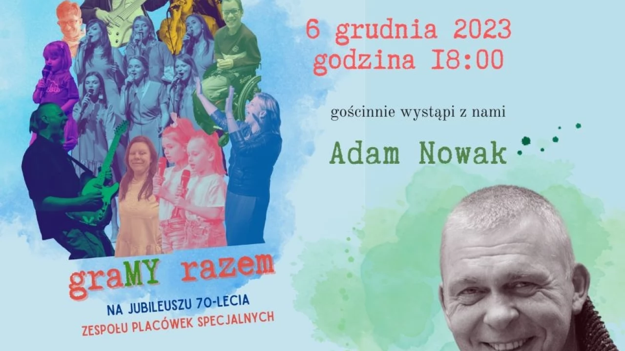 Koncert jubileuszowy z okazji 70-lecia Zespołu Placówek Specjalnych w Tczewie