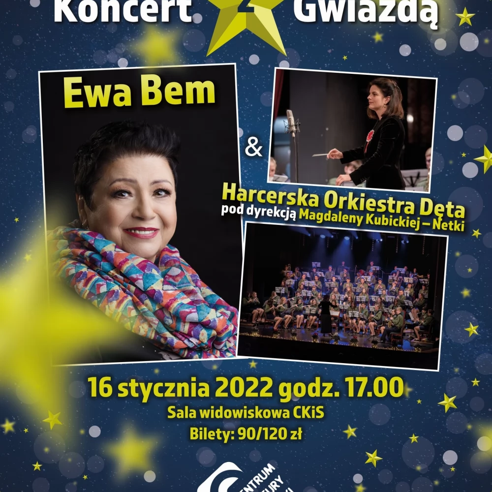Koncert z Gwiazdą - Ewa Bem i Harcerska Orkiestra Dęta