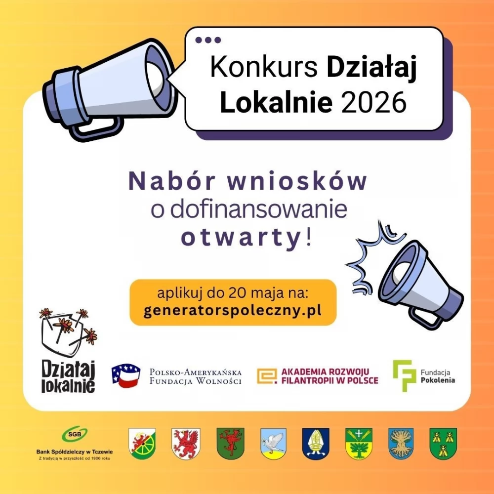 Konkurs grantowy Działaj Lokalnie 2026 otwarty