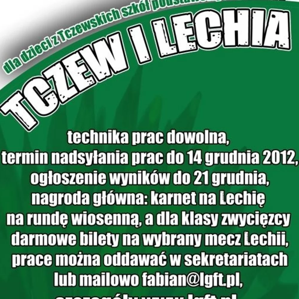 Konkurs - "Tczew i Lechia"