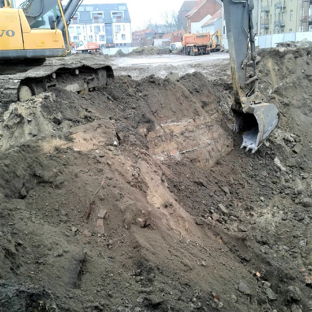 Koparka uszkodziła rurę gazową