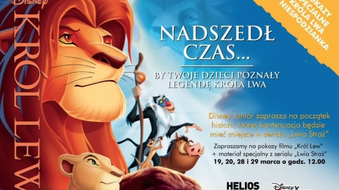 "Król Lew" w Heliosie!
