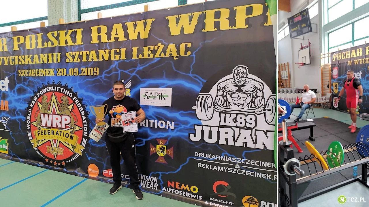 Krystian Liebrecht zwycięzcą Pucharu Polski w wyciskaniu sztangi leżąc