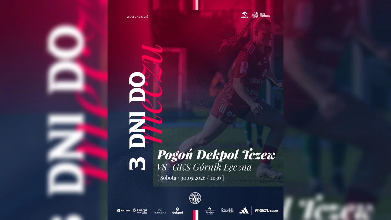 KS Pogoń Dekpol Tczew zakończy sezon meczem z GKS Górnik Łęczna