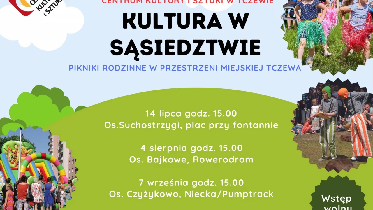Kultura w sąsiedztwie - czyli pikniki rodzinne w przestrzeni miejskiej Tczewa!