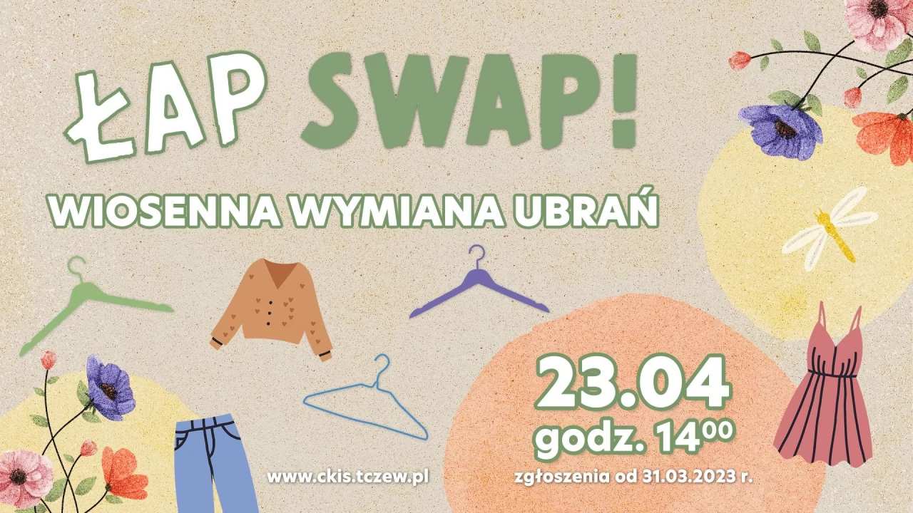 Łap Swap! Wiosenna wymiana ubrań i recykling mody w Centrum Kultury i Sztuki