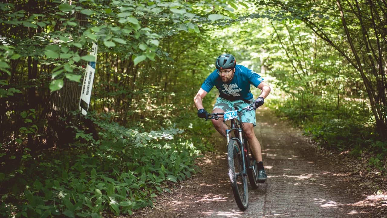 Lęborski etap MTB Pomeranii w upale i piasku