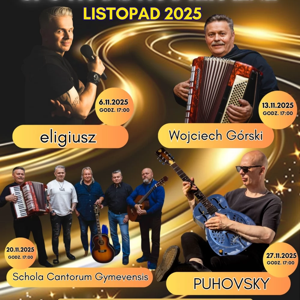 Listopad pełen muzyki i wystaw