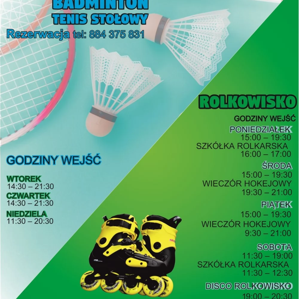Lodowisko zamienia się w rolkowisko. Na miejscu czeka sto par rolek