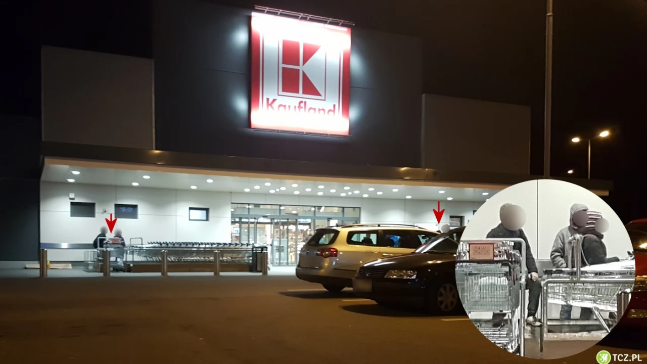 Ludzie się boją. Co się dzieje pod Kauflandem?