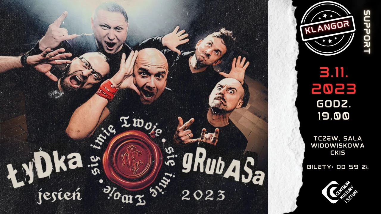 Łydka Grubasa - jesienna trasa 2023 | Support Klangor - koncert