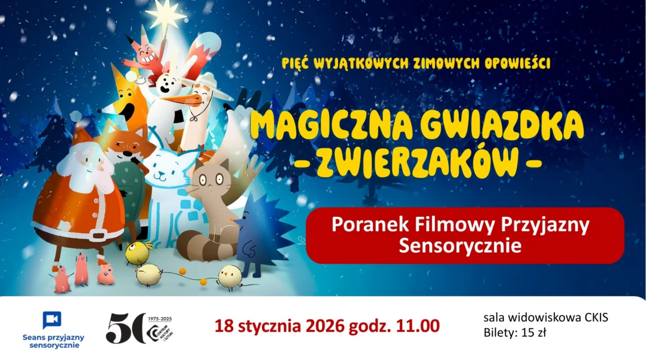 Magiczna Gwiazdka zwierzaków - Poranek Filmowy Przyjazny Sensorycznie