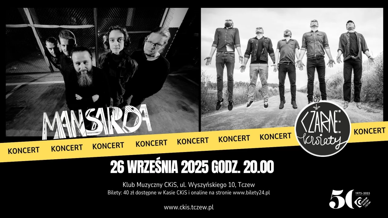 Mansarda + Czarne Kwiaty - koncert