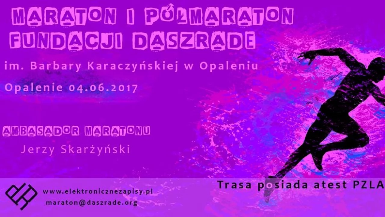 Maraton i półmaraton w Opaleniu