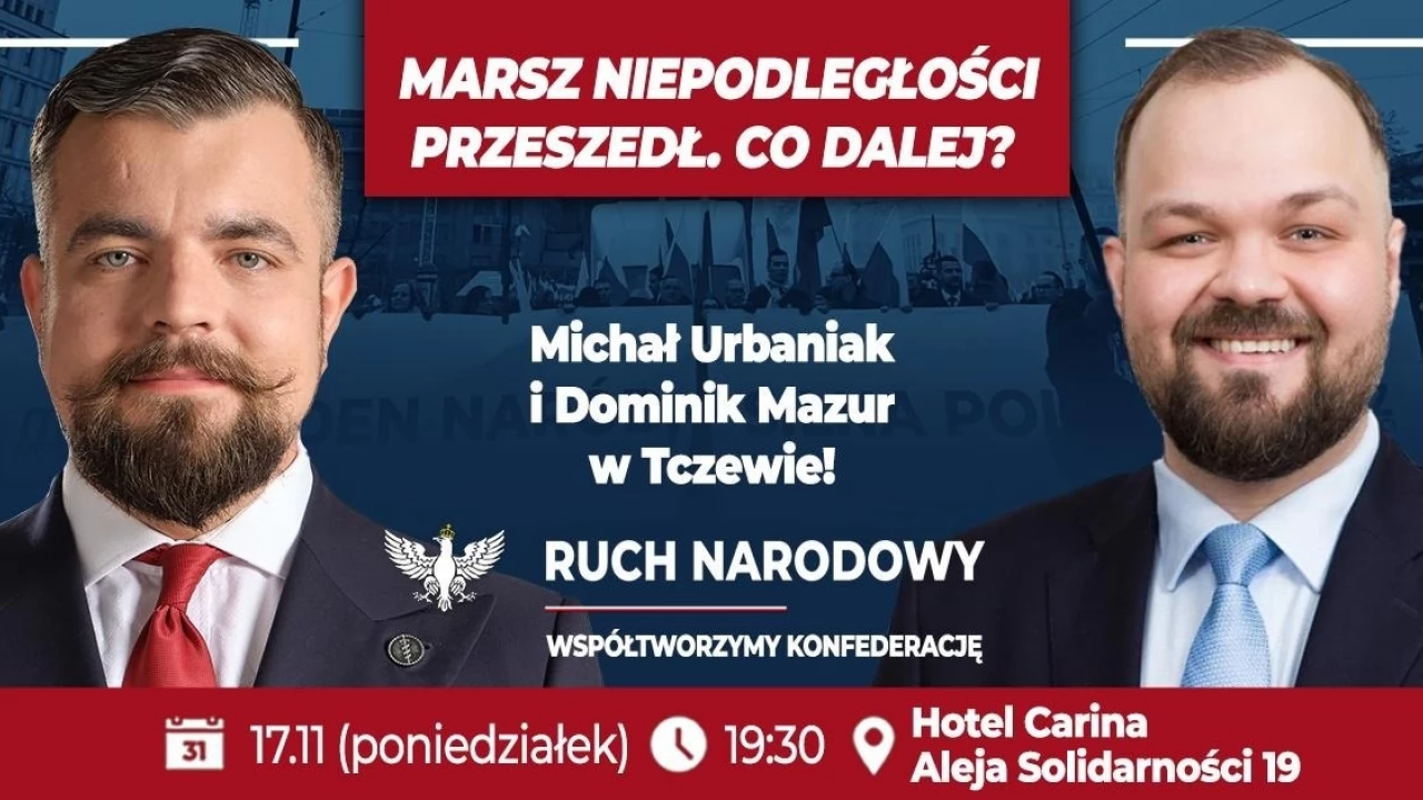 Marsz Niepodległości przeszedł. Co dalej? Michał Urbaniak i Dominik Mazur w Tczewie