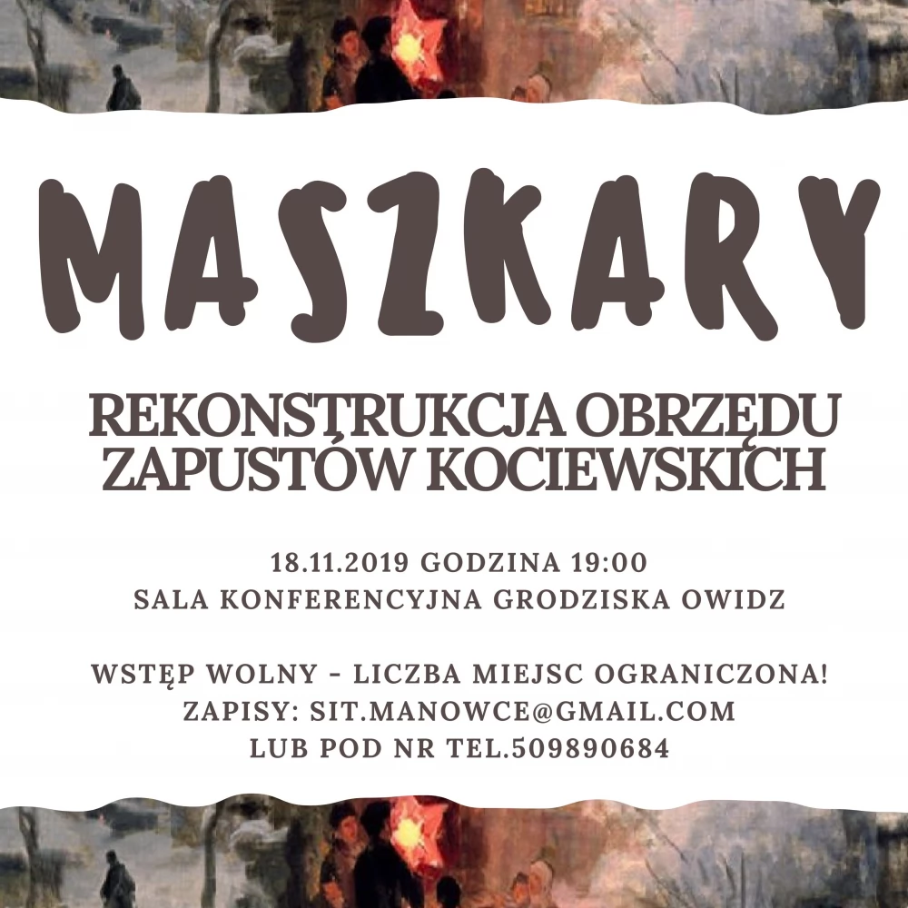 Maszkary - rekonstrukcja zapustów kociewskich