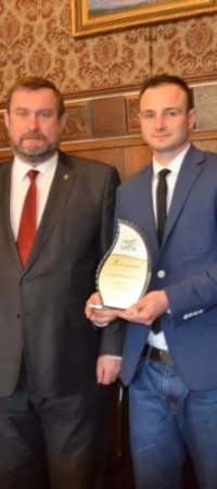Przedstawiciele MF Mebli z wizytą w ratuszu