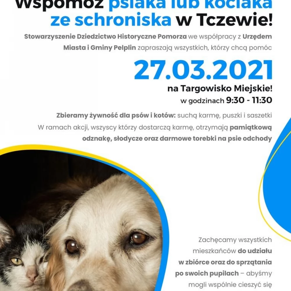 Mieszkańcy Pelplina pomogą schronisku
