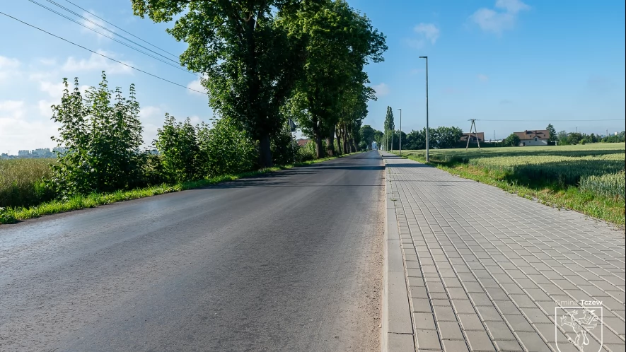 Mieszkańcy Tczewskich Łąk mogą cieszyć się nową drogą