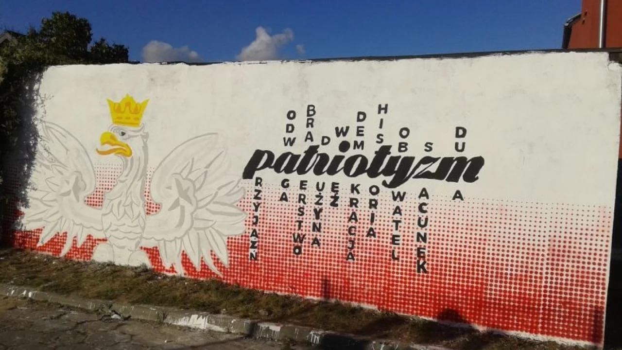 Mieszkańcy Zatorza wymalowali mural [aktualizacja]